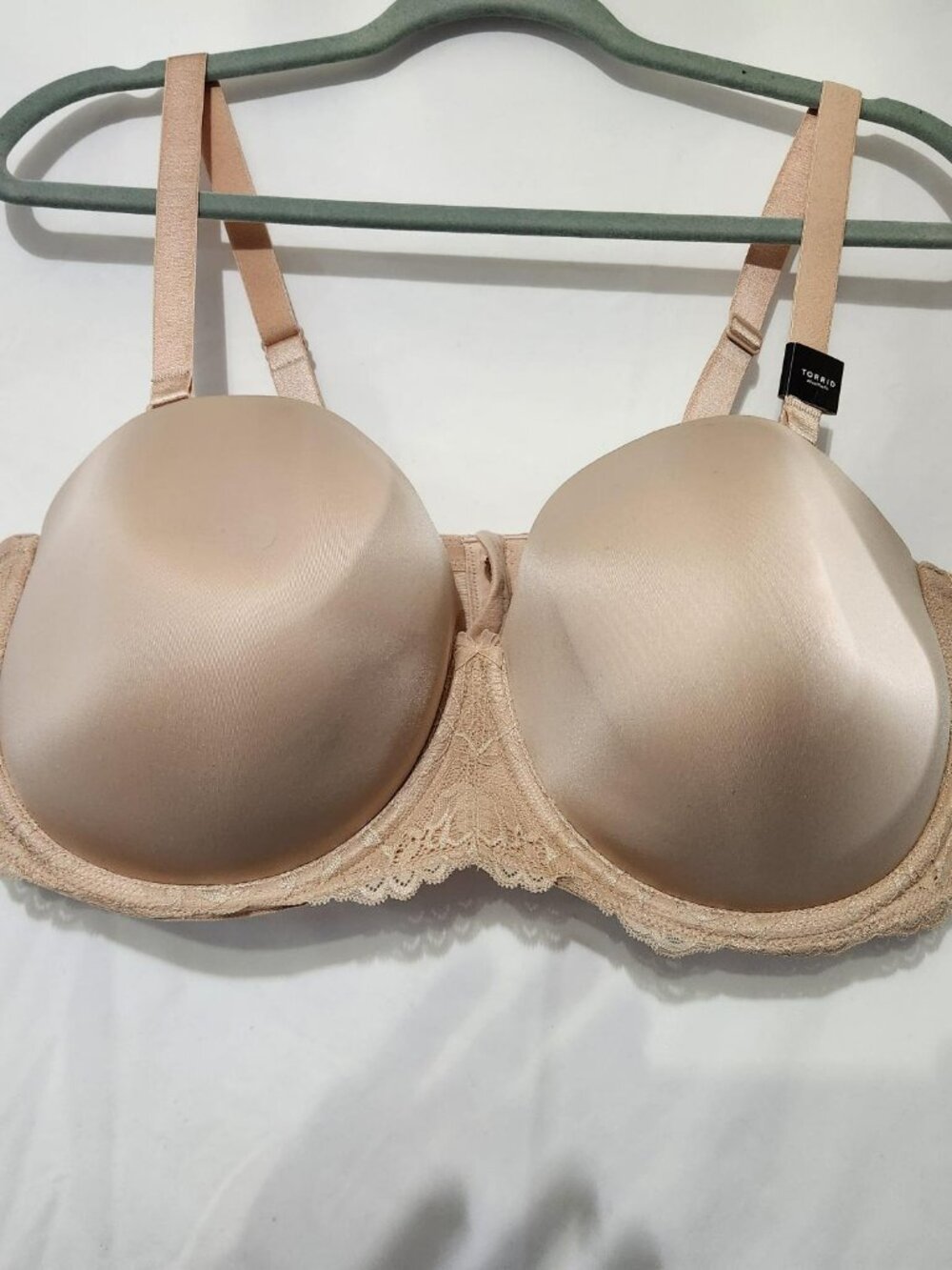 NWT Torrid Strapless Smooth Bra 44DDD Rose Dust Convertible
